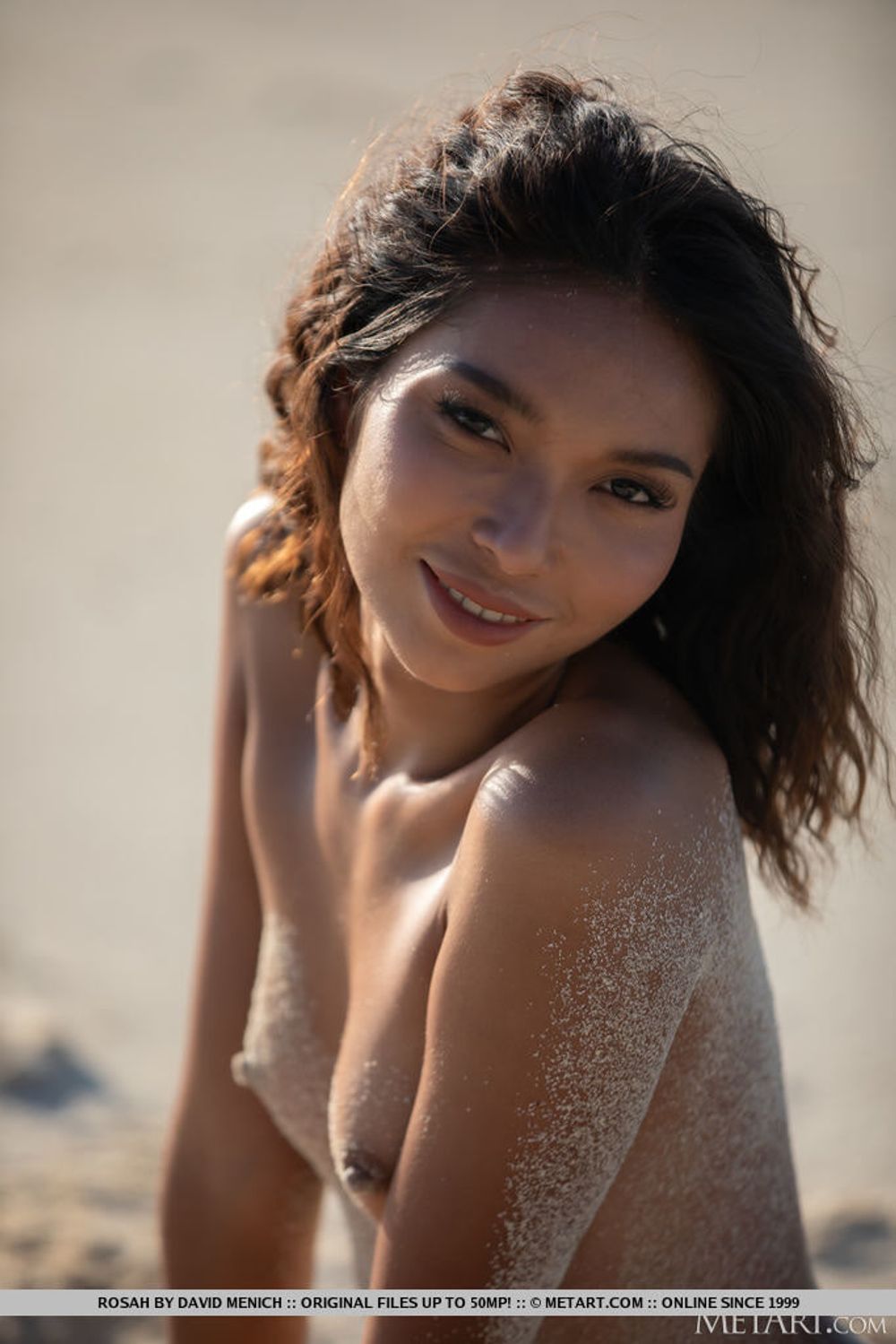 Sultry Thai beauty Rosah relaxes on the beach #19