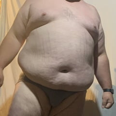 Horny big man