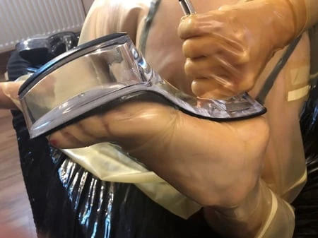 transparent latex masturbation         