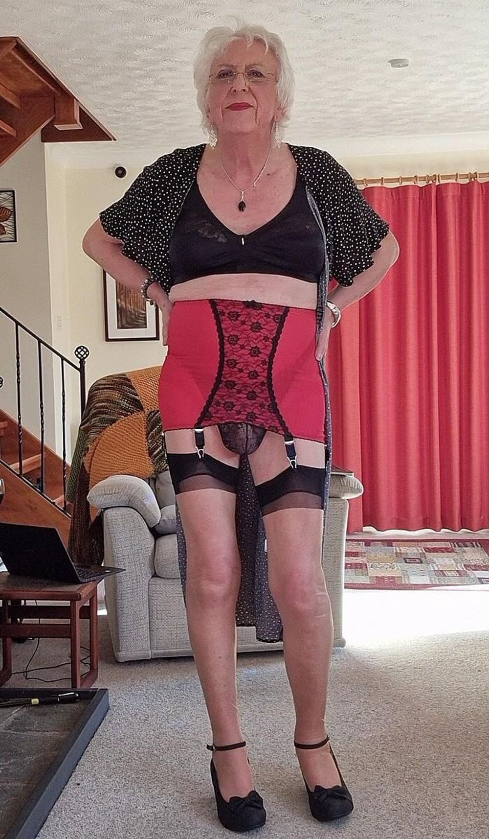 Colette&#039;s Red Girdle #6