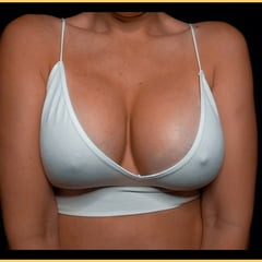 Wifey in a white wet sports bra