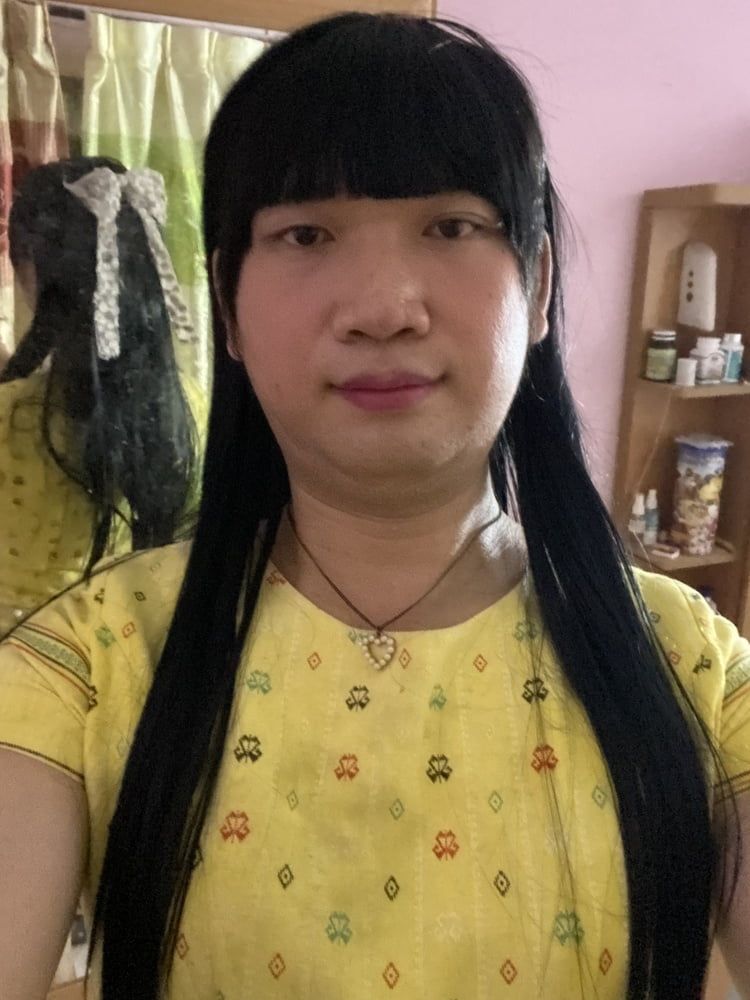 Thai dress yellow #7