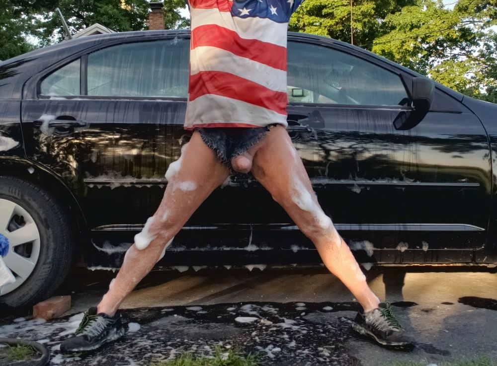 Daisy Duke Shorts Car Wash #9