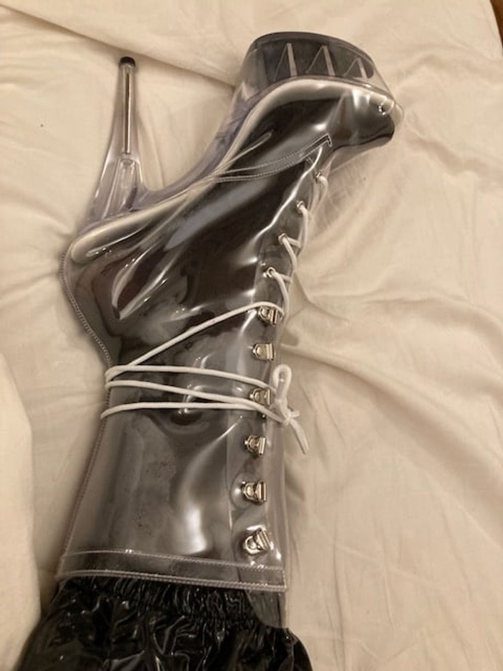 Black and transparent PVC #6