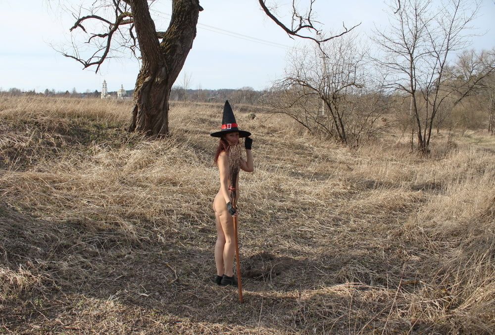 Nude Witch on nature #6