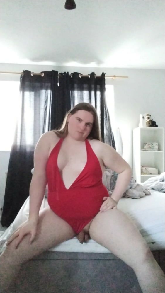 My enormous BBW curves in a sexy red singlet! #51