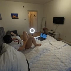 Mask webcam girl in Budapest