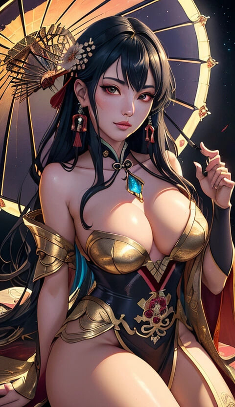 chinese temple (Ai models) #8