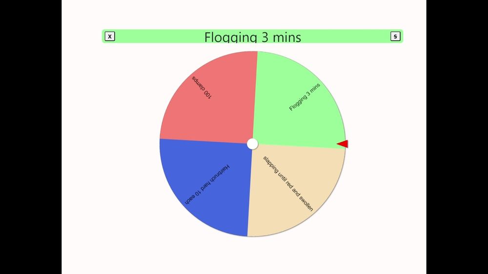 The tit torture wheel - game #57