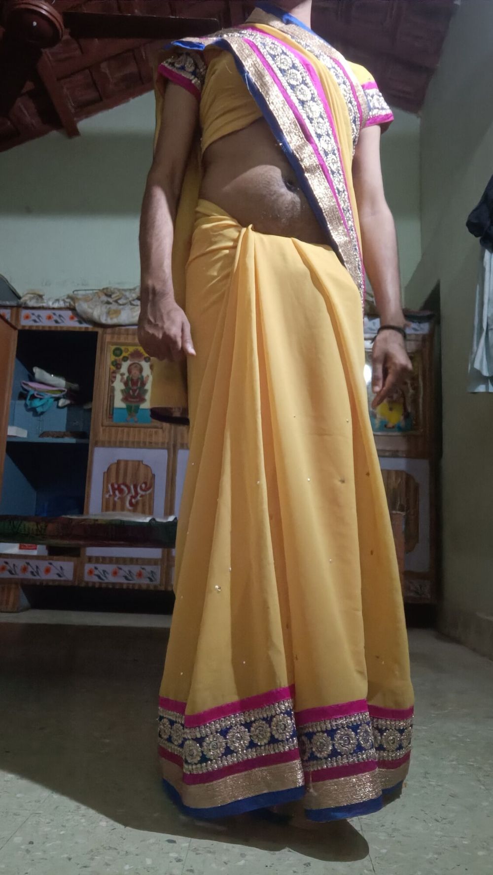 Wear auntys saree #2