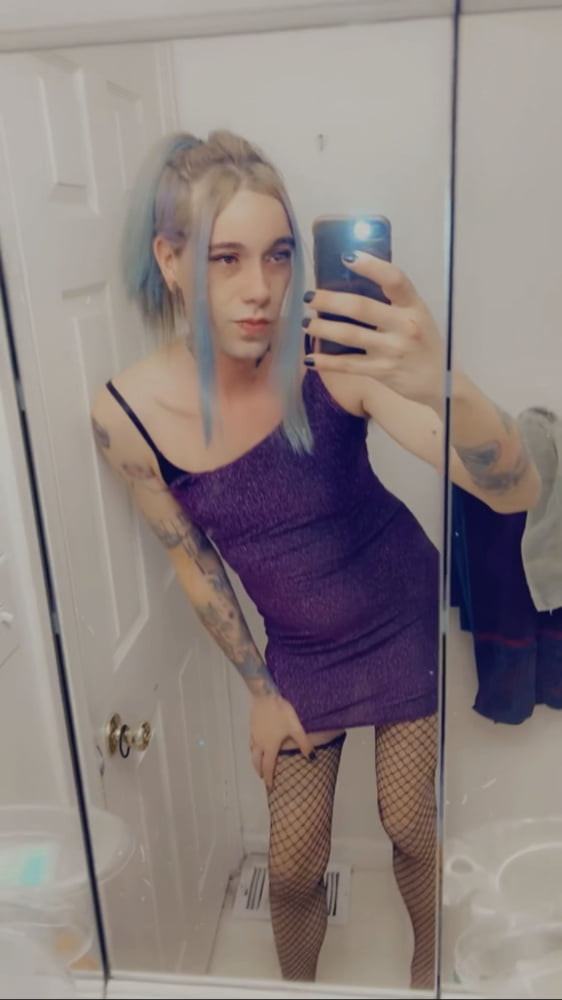 Hot Purple Minidress Slut #33