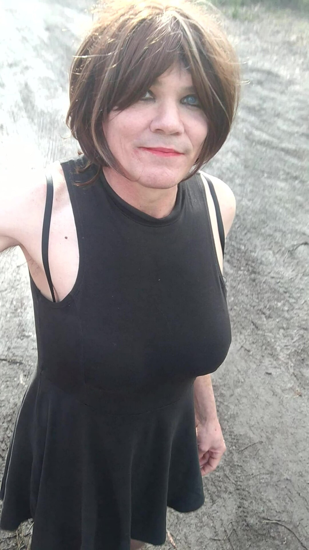Crossdress Roadtrip - Black Summer Dress #12