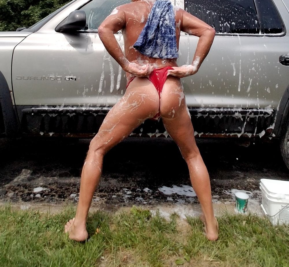 Nude Naked Public Car Wash #18