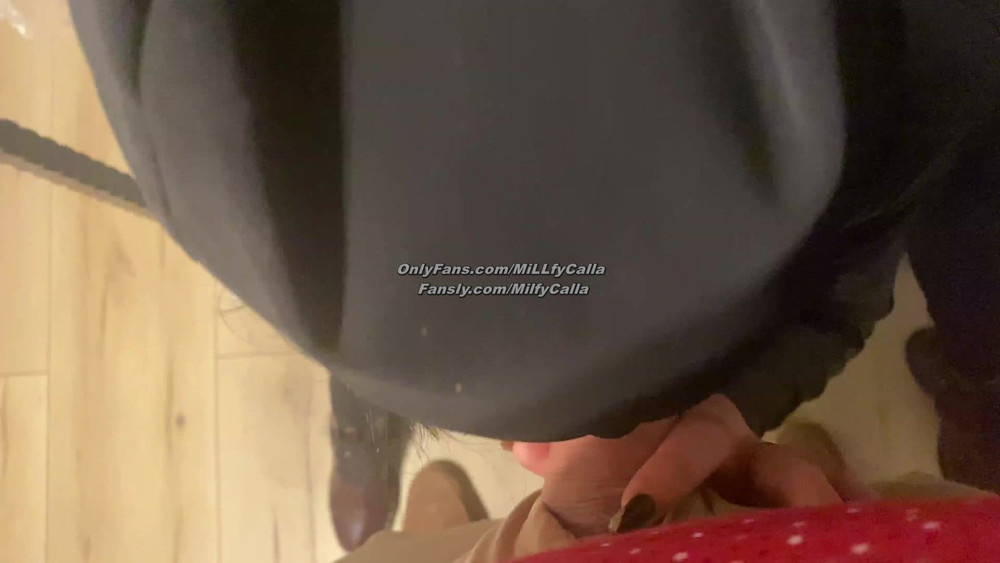 Batman Mask Blowjob on the Stairs – Cum on My Mouth & Mask #30