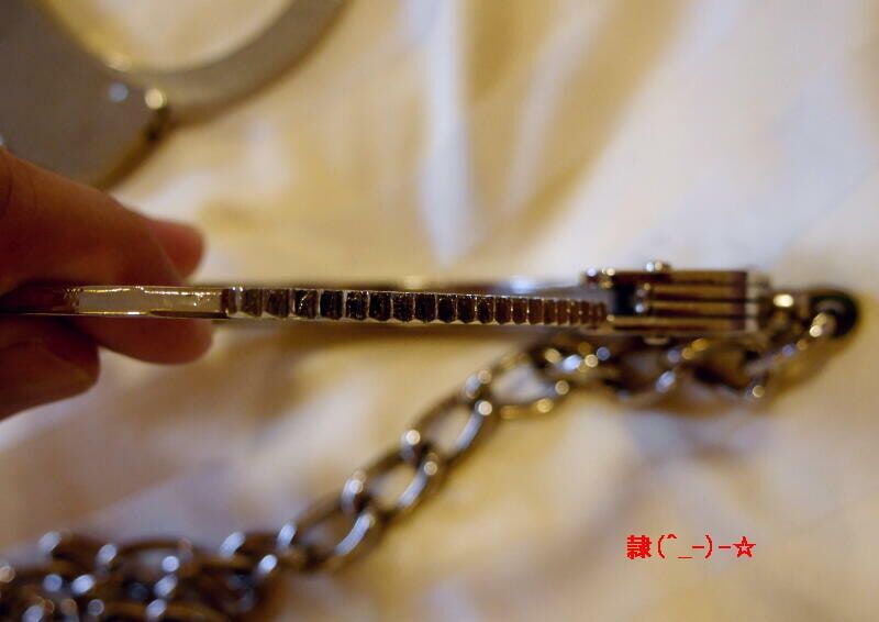 japanese crossdresser shemale handcuff metal device BDSM #17