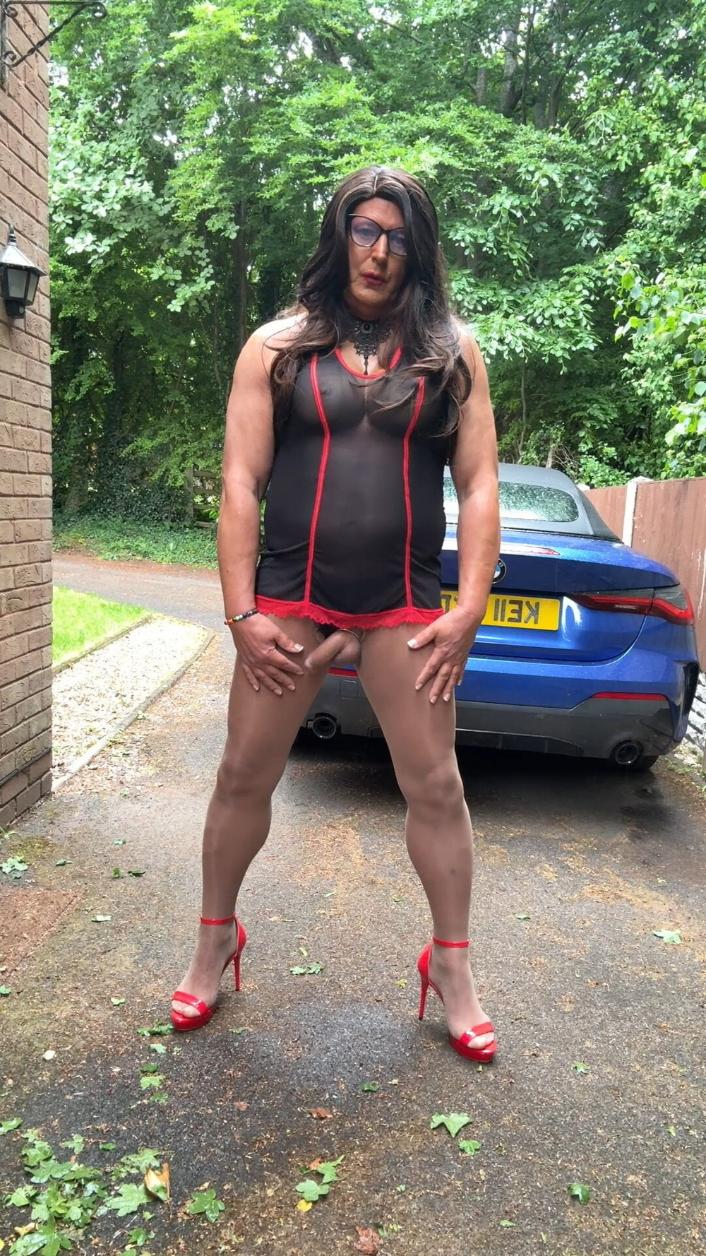 Sexy Crossdresser Kellycd2022 in sexy outfit and pantyhose  #25