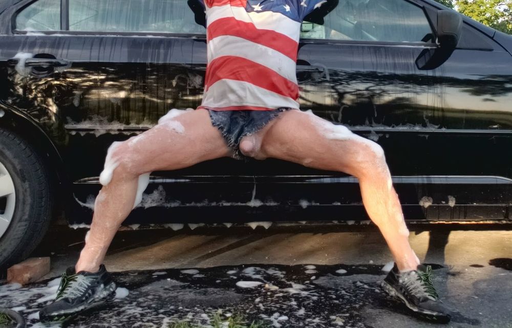 Daisy Duke Shorts Car Wash #8