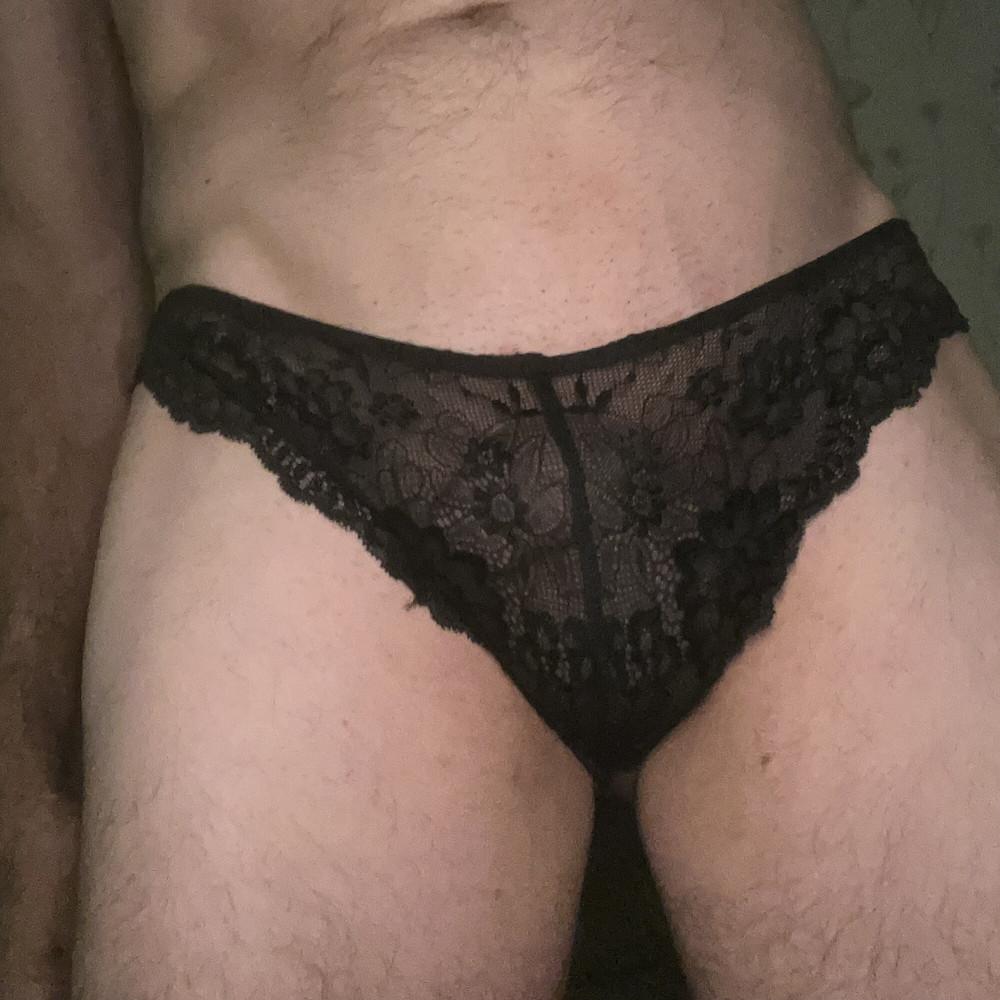 Hard cock in more lingerie  #34