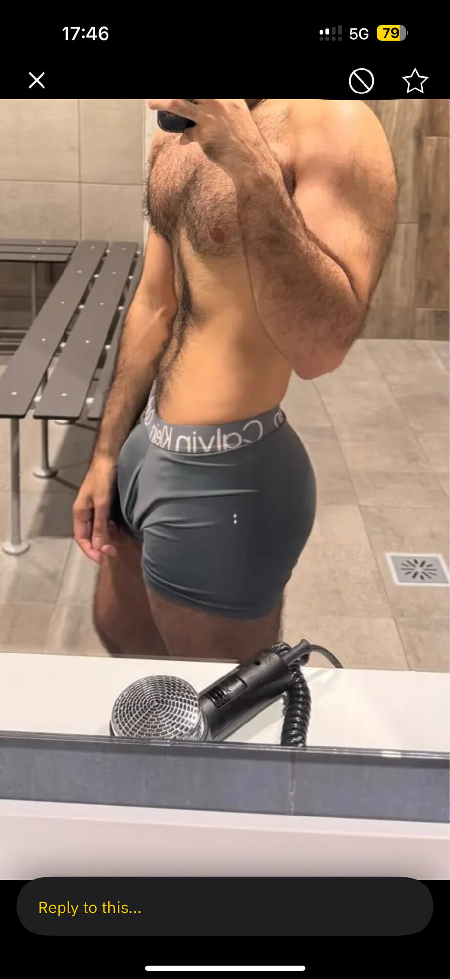 Hot curly muscular boy