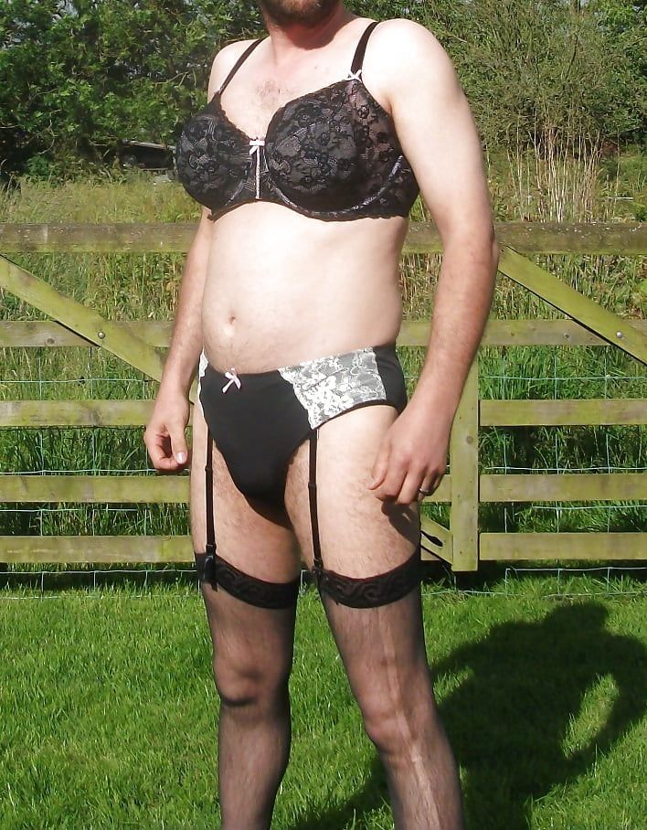 More crossdressing including some outside in the sun. #4