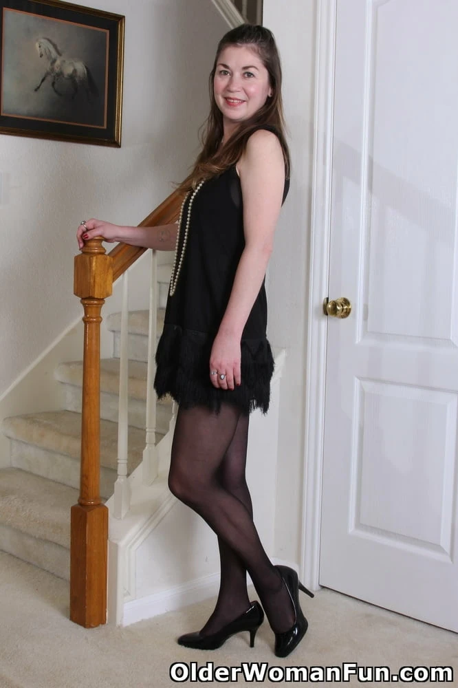 Dressed to undressed from OlderWomanFun #19
