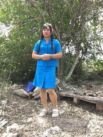 Thai ladyboy teacher Girl scout 