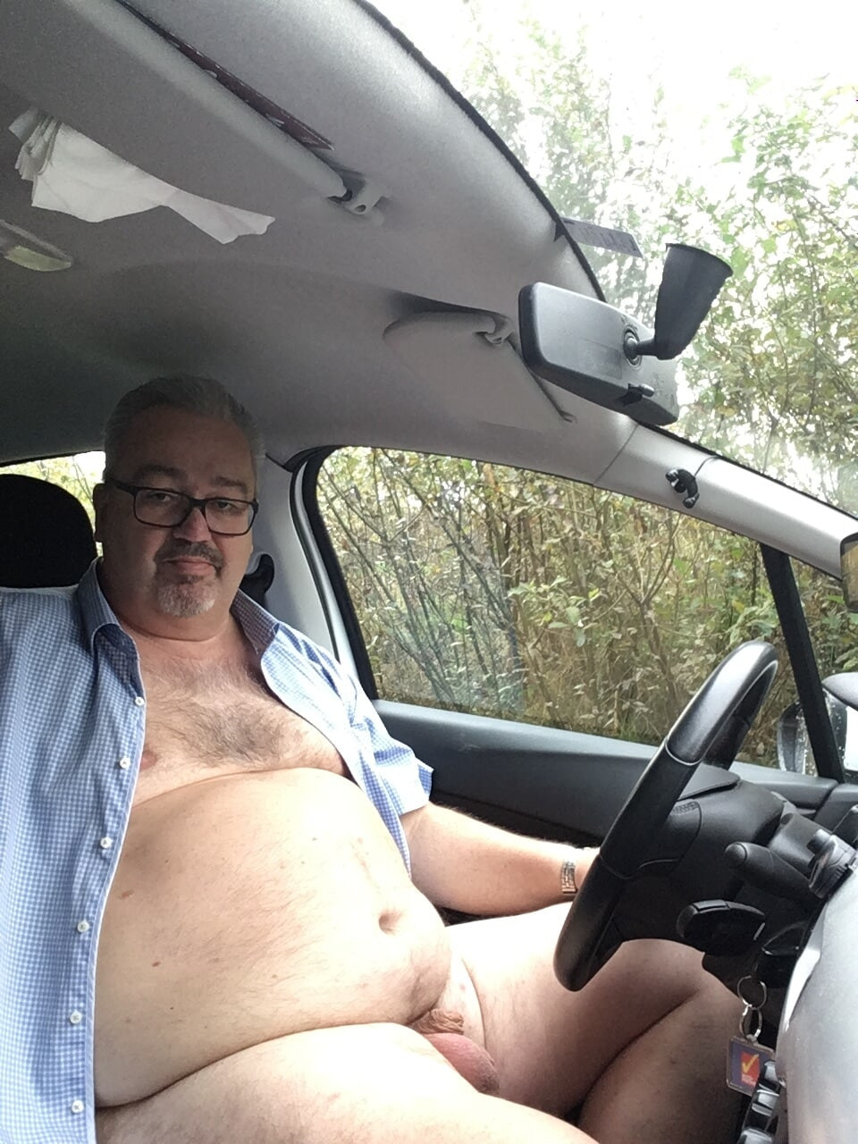 Fat, old man with no cock #23