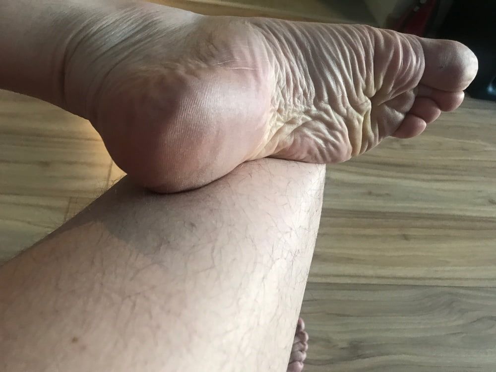 My cock and feet #5