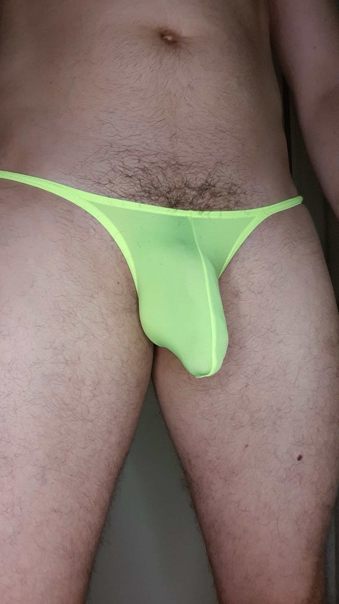 Oiled Bulge in yellow briefs #35