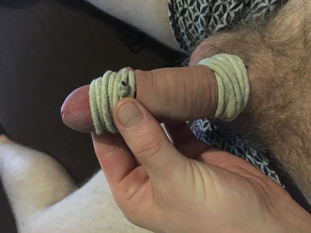 Hairy Limp Cock Bondage Bound Cock And Cockhead