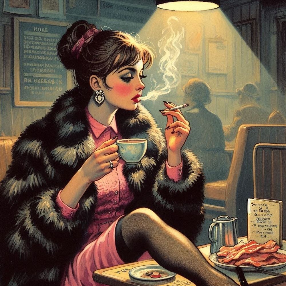 Tea, smoking &amp; Stockings #7