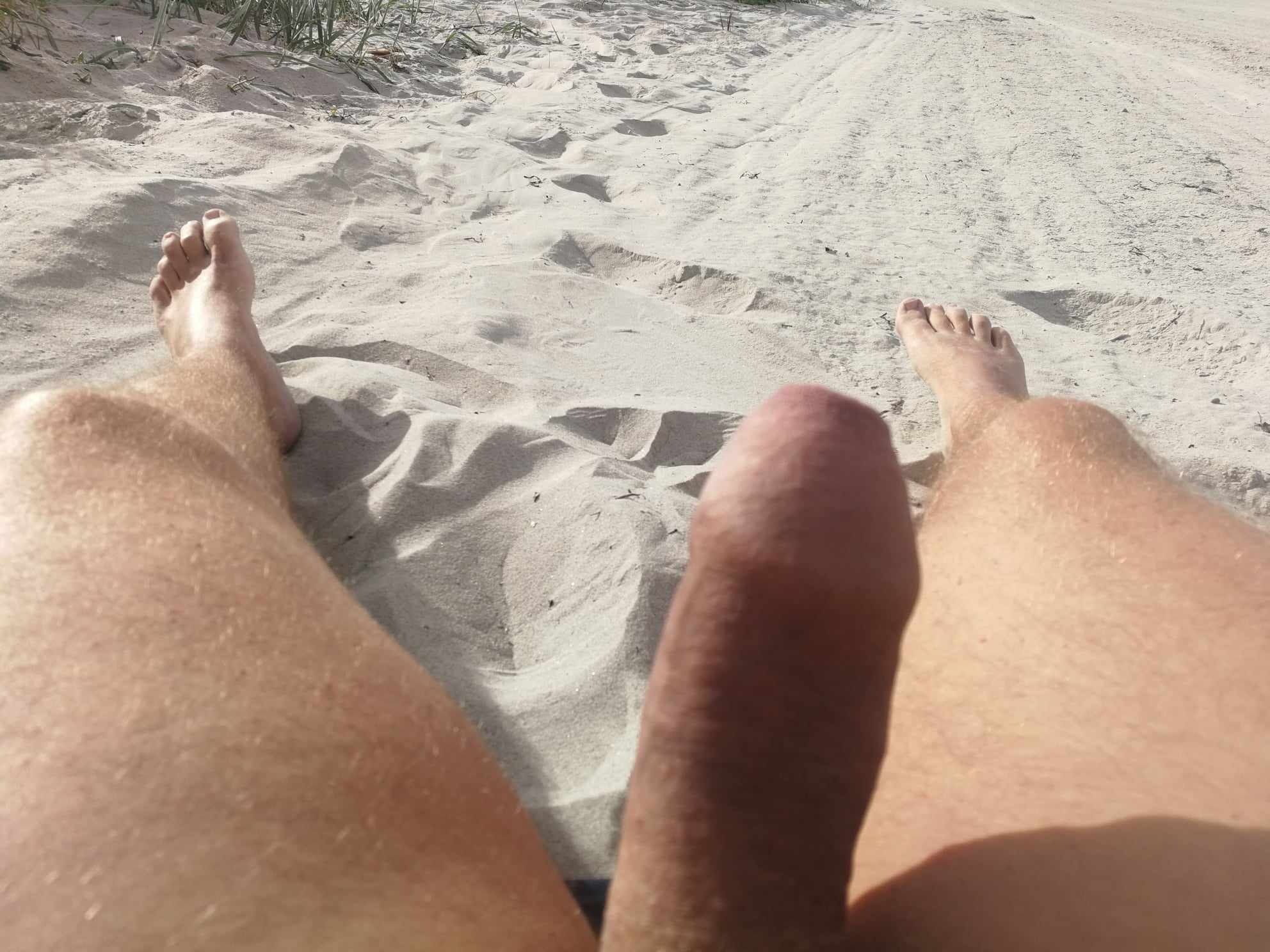 Naked on the public beach #9
