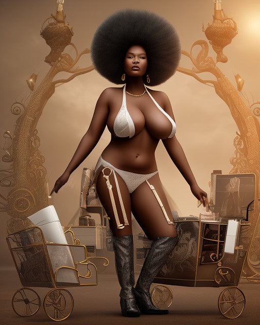 Wave 01: A.I. generated black females  #53
