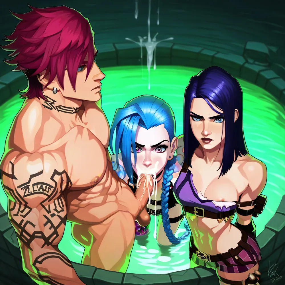 Vi, Jinx, and Caitlyn #47