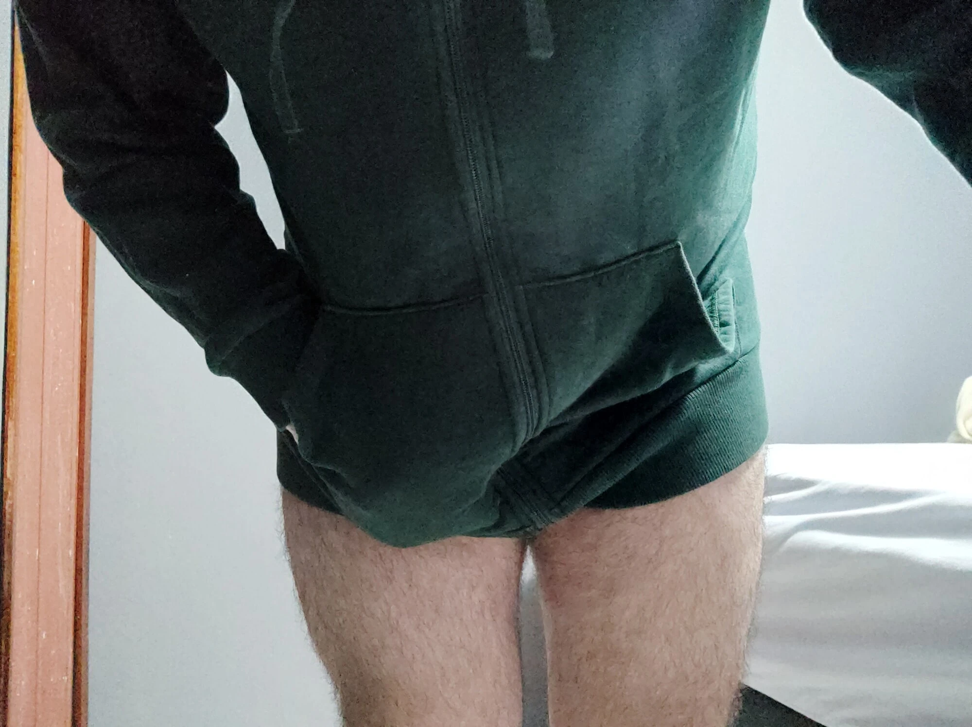 Undressing myself