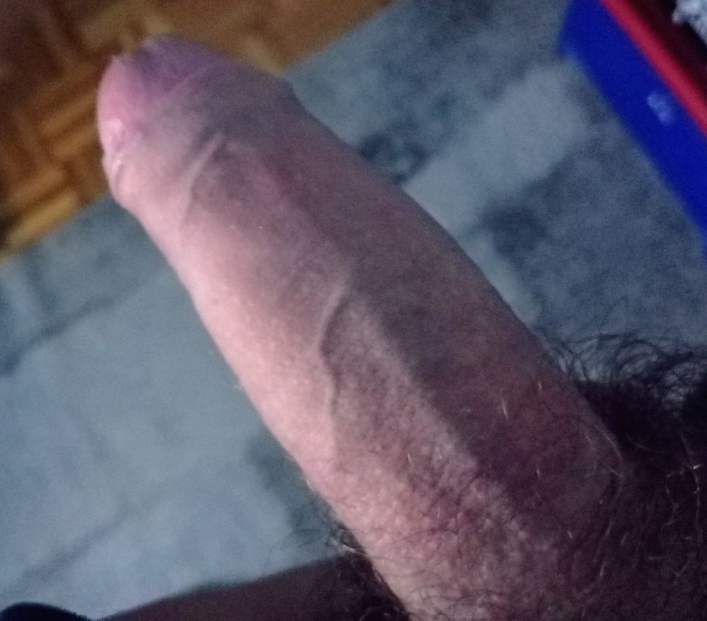 Big teen cock closeup #4