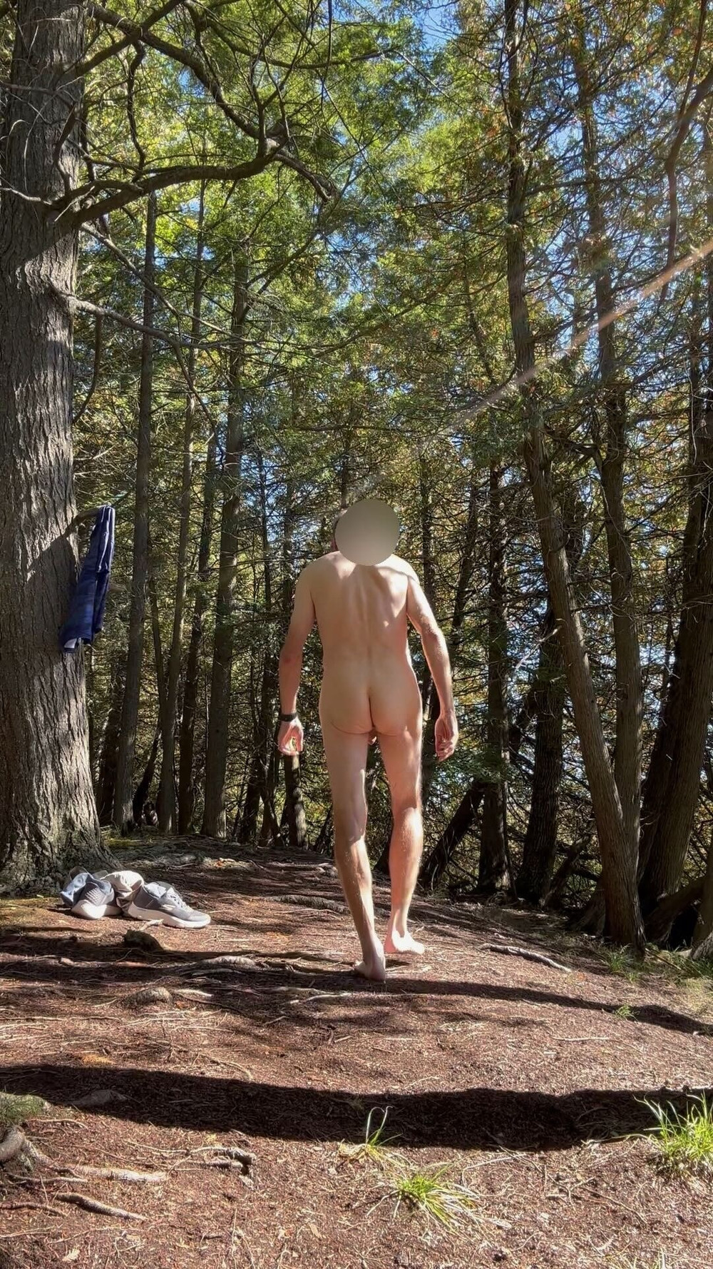 Naked outside one last time this summer #22