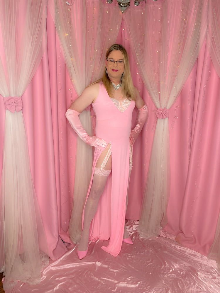 Joanie - Pink Maxi Dress #7