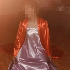 satin nightgown