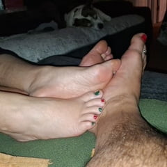 在我们修脚后玩