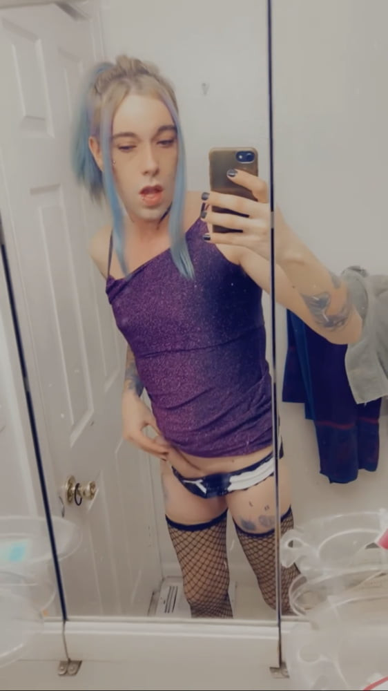 Hot Purple Minidress Slut #10