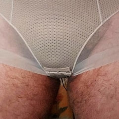 fishnet bodysuit.