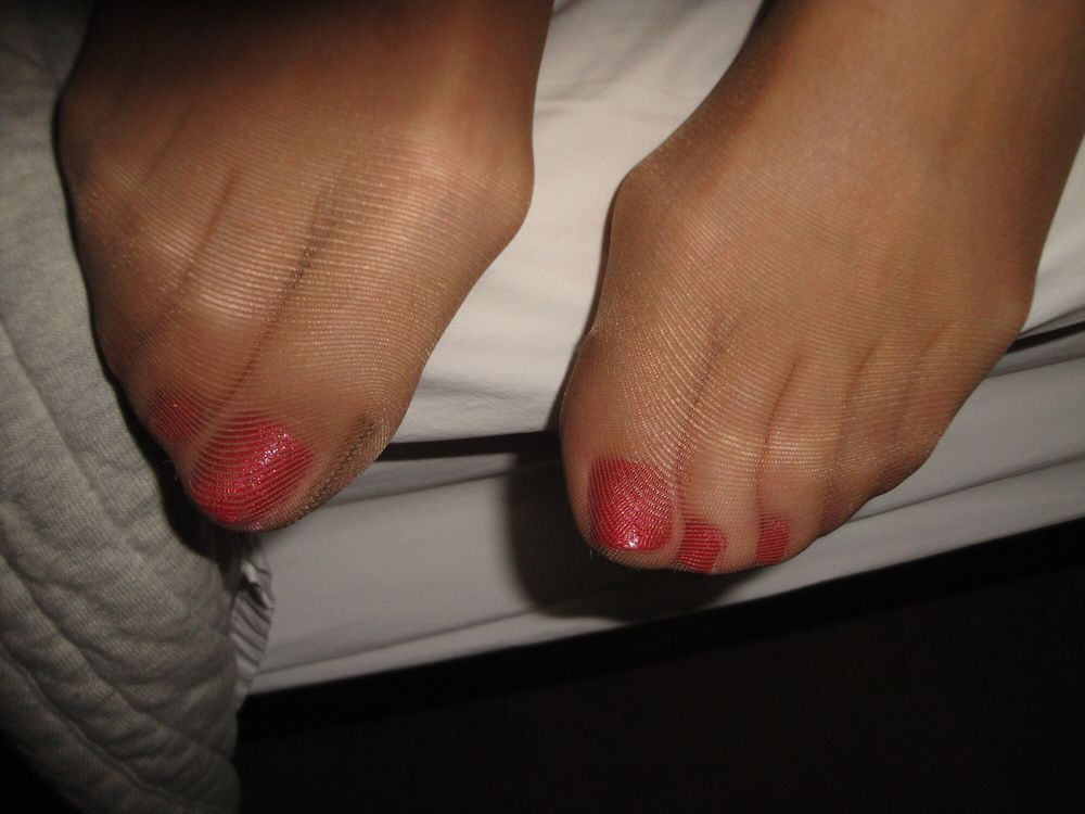 My Silky Smooth Pantyhose Feet #10