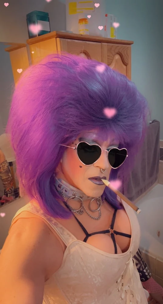 Love my purple wig #30