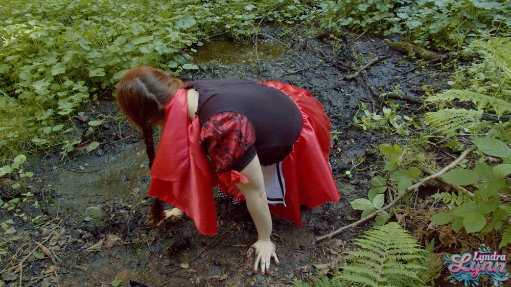 Red Riding hood in forest mud #8