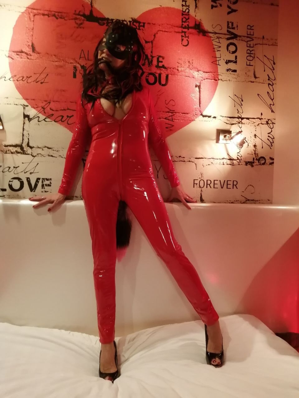 Red latex mild slut #13
