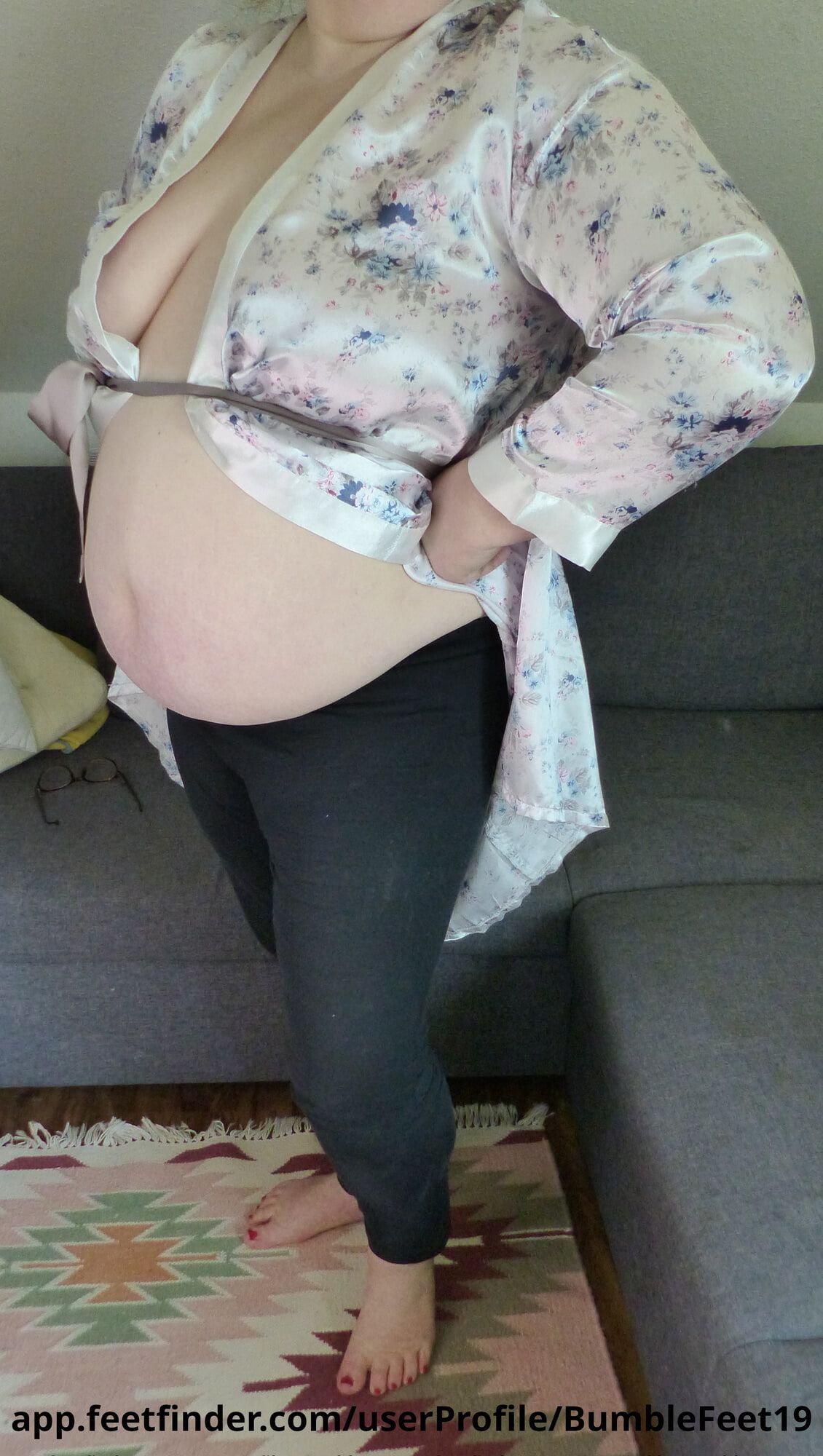 Feet and BBW Belly