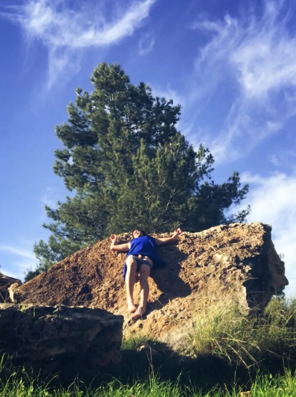 Blue dress and nature  #31