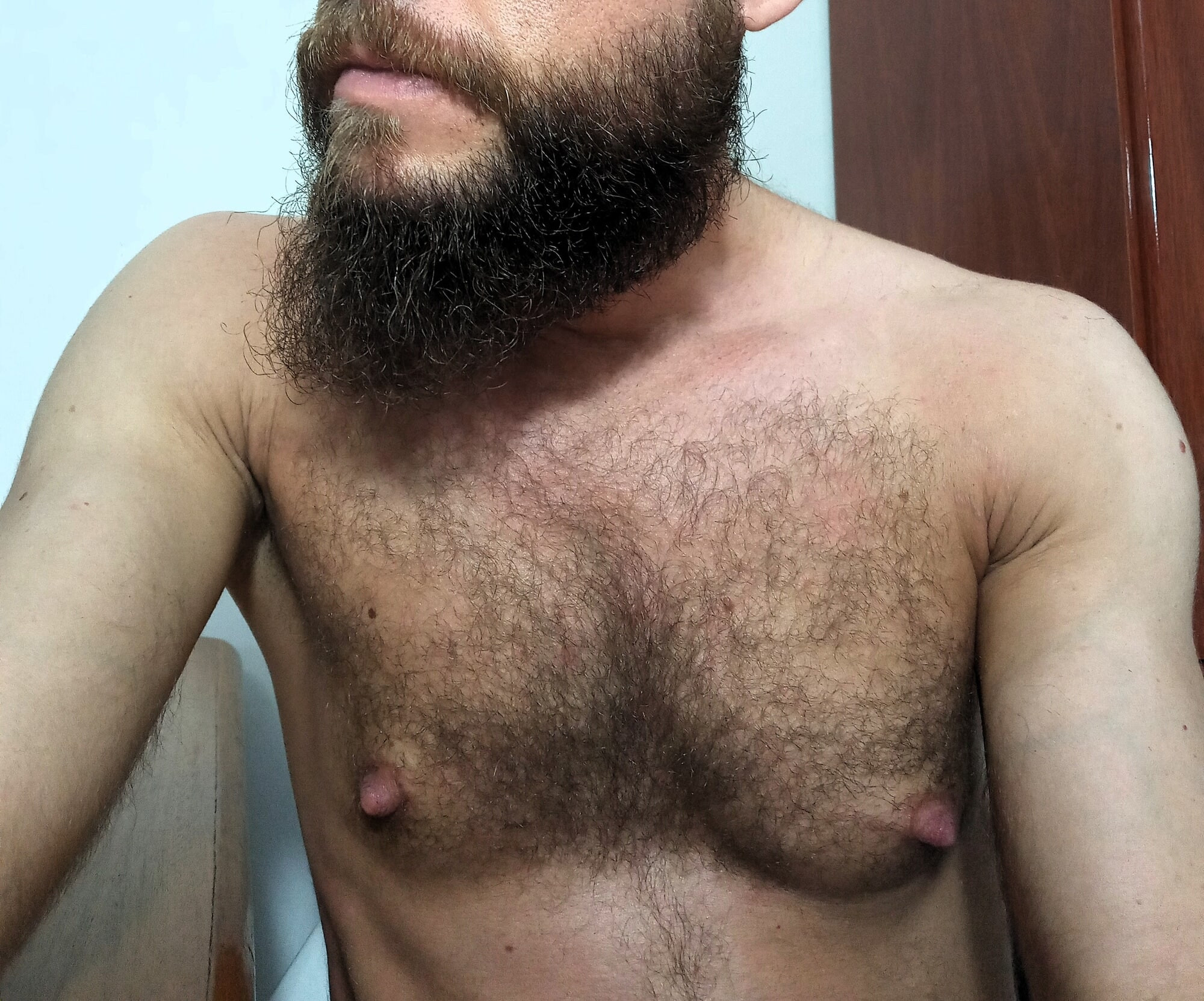 Beard, Hairy Chest and Big Nipples #17