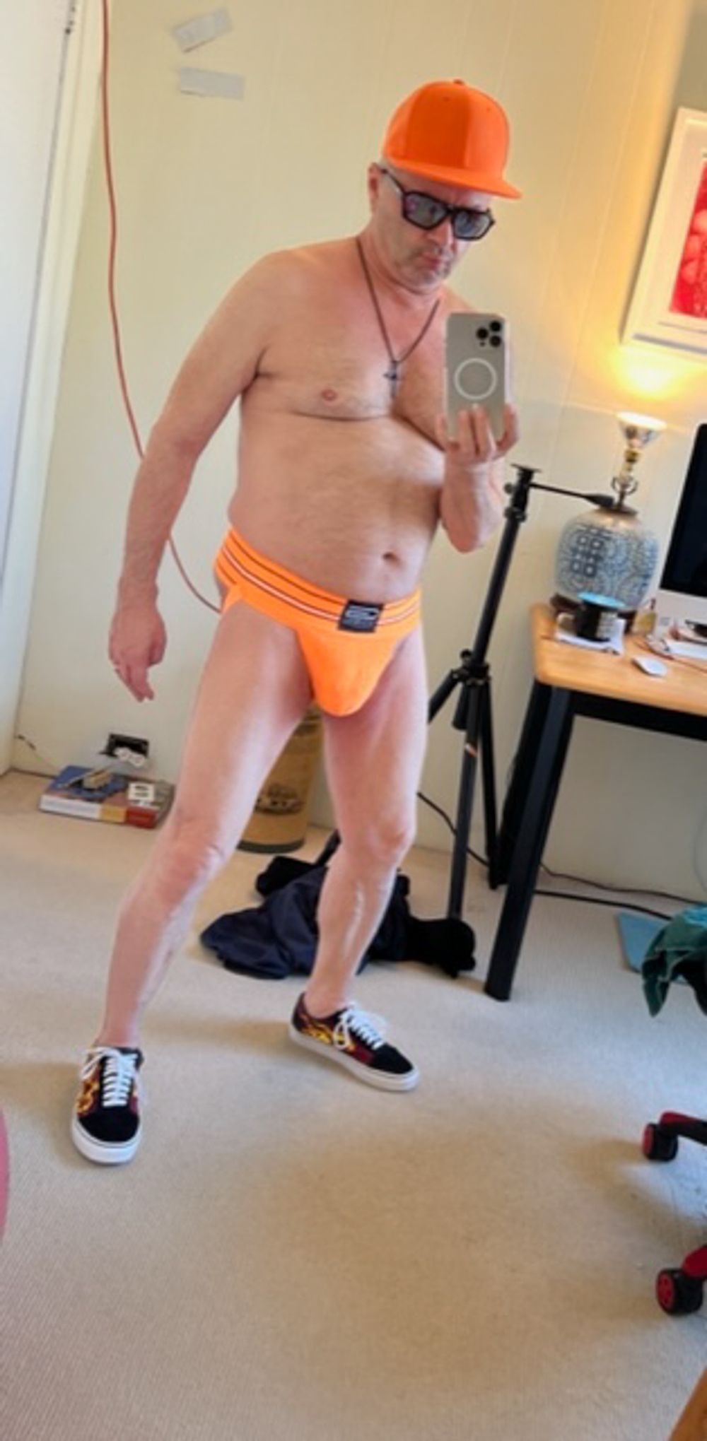 Orange Jock and Cap #2